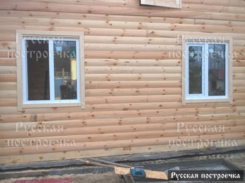 Строительство бани из бруса 7х4 в Кольском районе Мурманской области - фото 3