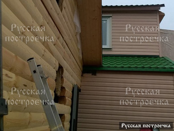 Строительство бани из бруса 7х4 в Кольском районе Мурманской области - фото 9