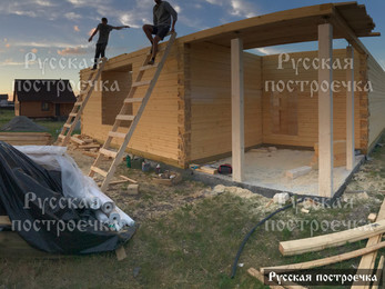 Cтроительство дома из бруса 9х9 в Шебекинском районе Белгородской области - фото 15