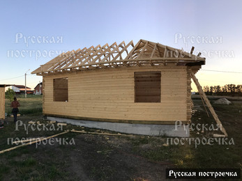 Cтроительство дома из бруса 9х9 в Шебекинском районе Белгородской области - фото 20