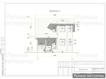 Строительство дома из бруса 7х7 - фото 88