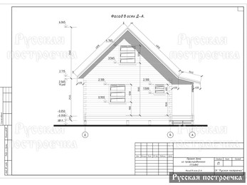 Строительство дома из бруса 8х7.5 - фото 66