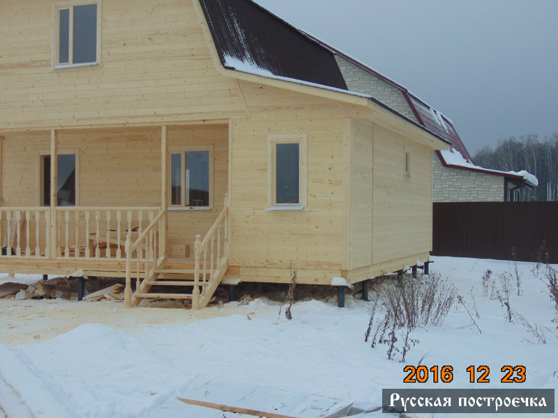 Строить каркасный дом зимой выгодно!